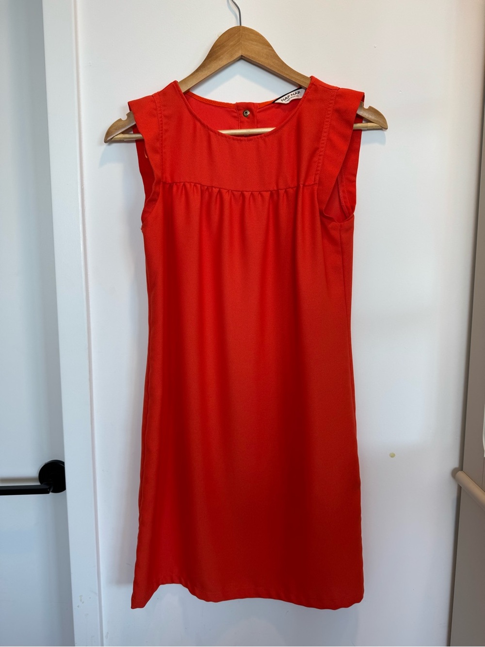 Sleeveless Orange Dress